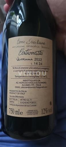 Sicilia No especificado Terre Siciliane Catarratto 2022