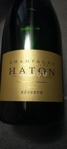 Champanhe Jean-Noël Haton Réserve Não Sazonado