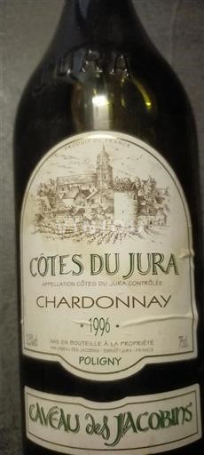Jura Côtes-du-Jura Caveau des Jacobins 1996