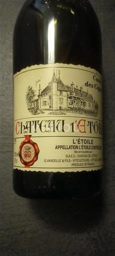 Jura L'Étoile Château L'Étoile des Ceps Sin añada