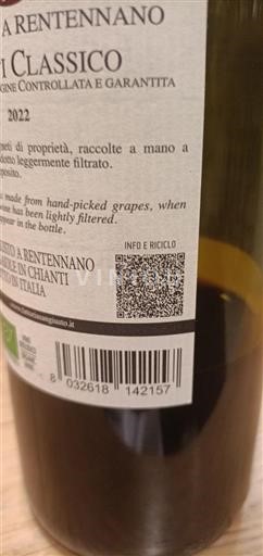 Toscana Chianti Classico Fattoria di Rèntennano 2022