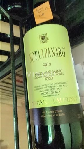 Puglia Niet gespecificeerd Cosimo Taurino Notarpanaro 2013