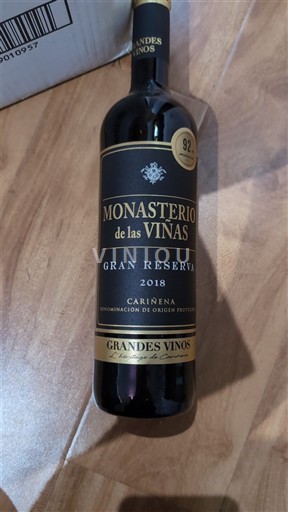 Aragon Carinena Monasterio de las Viñas Gran Reserva 2018