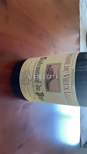 Rhône-dalen Châteauneuf-du-Pape Domaine Vieux Lazaret 2020