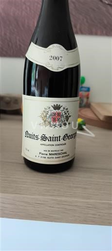 Bourgogne Nuits-Saint-Georges Pierre Mareschal 2007