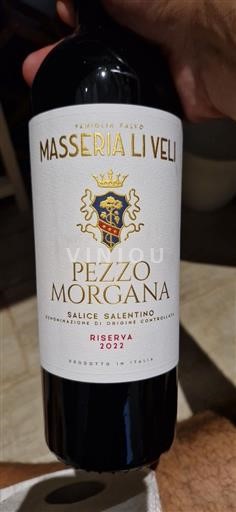 Apulia Salice Salentino Masseria Li Veli Pezzo Morgana 2022