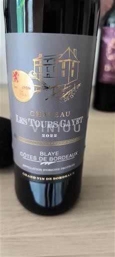 Bordeaux Blaye-côtes-de-bordeaux Château Les Tours Gayet 2022