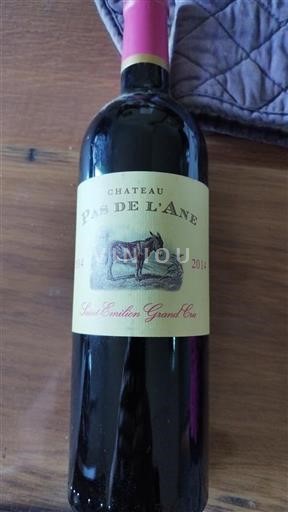 Bordéus Saint-Émilion Grand Cru Château Pas de l'Âne 2014
