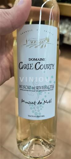 Roussillon Muscat de Rivesaltes Domaine Carle Courty Muscat de Noël Không niên vụ