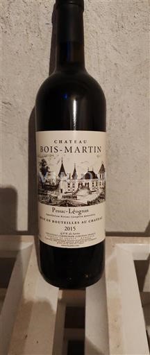 Bordeaux Pessac-Léognan Château Bois-Martin 2015