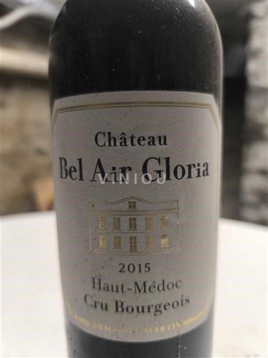 Bordeaux Haut-Médoc Château Bel Air Gloria 2015