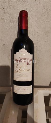 Bordeaux Castillon Côtes de Bordeaux Clos Laurière 2016