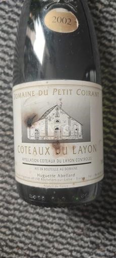 Loire Valley Coteaux-du-Layon Domaine Petit Coirant 2002