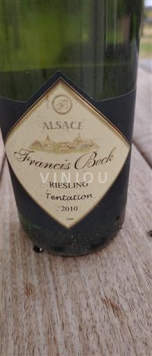 Alsace Grand Cru Francis Beck Tentation 2010