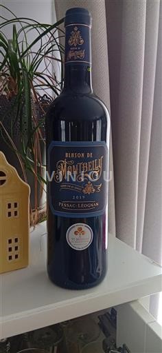 Bordeaux Pessac-Léognan Montbelli Blason de Montbelli 2019