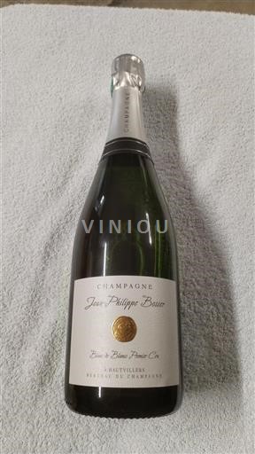 Champaña Champán Jean-Philippe Bosser Blanc de Blancs Premier Cru Sin añada