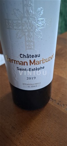 Bordeaux Saint-Estèphe Château German Marbuzet 2019