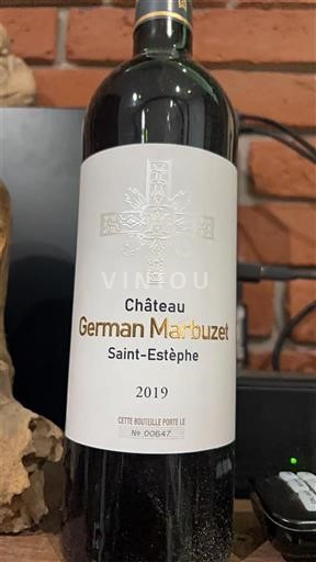 Burdeos Saint-Estèphe Château German Marbuzet 2019
