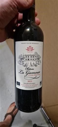 Bordéus Blaye-Côtes-de-Bordéus Château La Gamaye Prestige 2021