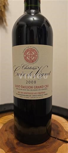 Bordeaux Saint-Émilion Grand Cru Grand Cru Château Croix de Vignot 2008