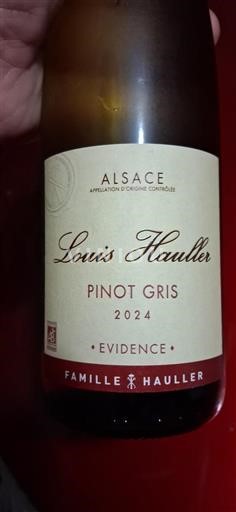 Alsace Grand Cru Louis Hauller Evidence 2024