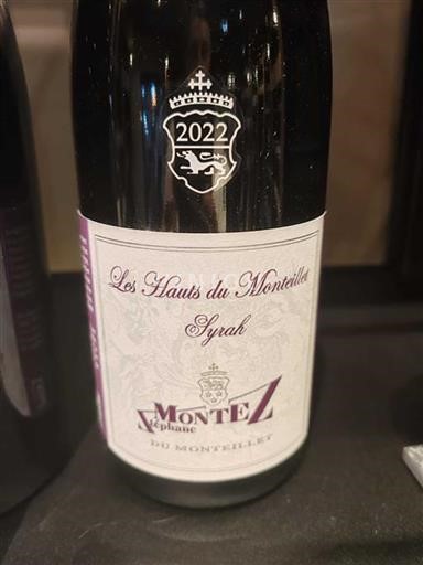 Vallée du Rhône Saint-Joseph Stéphane Montez Les Hauts du Monteillet 2022