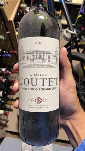 Bordeaux Saint-Émilion Grand Cru Château Coutet 2017