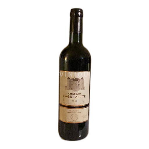 Lounais-Ranska Cahors Lagrézette 2007