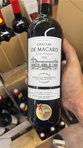 Bordeaux Bordeaux superiore Château Macard Padouin 2022
