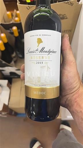 Bordéus Médoc Louis de Montgérac Réserve 2015