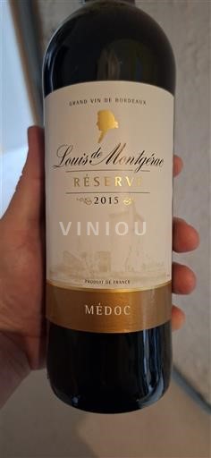 Bordeaux Médoc Louis de Montgérac Réserve 2015