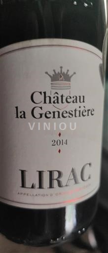 Rhône-dalen Lirac Château La Genestière 2014