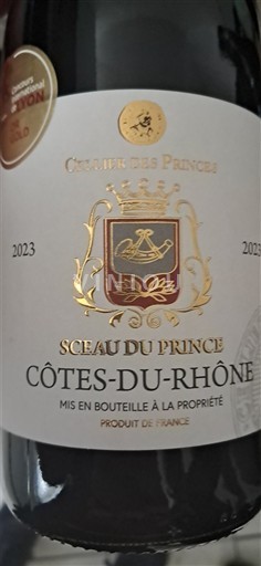Thung lũng Rhône Côtes-du-rhône Cellier des Princes Sceau du Prince 2023