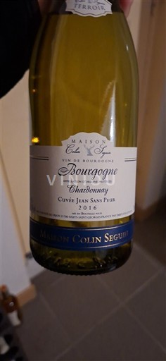 Burgundsko Maison Colin Seguin Jean Sans Peur 2016