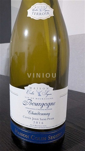 Burgundy Maison Colin Seguin Jean Sans Peur 2016