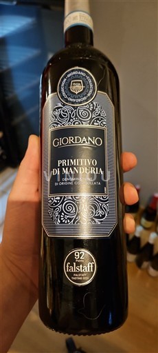 Apulia Wines Primitivo di Manduria Giordano 2023