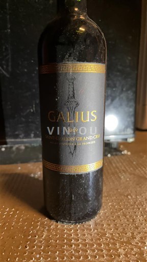Bordeaux Saint-Émilion Grand Cru Grand Cru GALIUS 2019