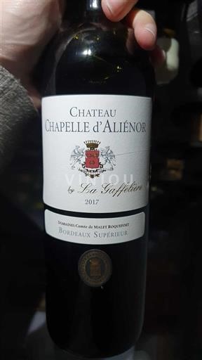Bordeaux Bordeaux superior Château Chapelle Aliénor 2017
