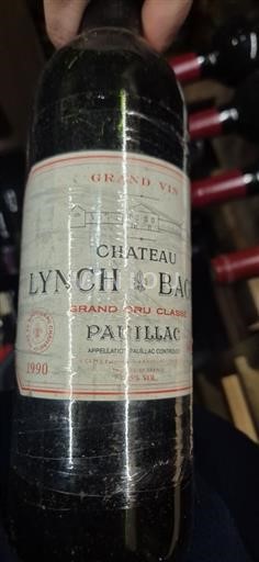 Bordeaux Pauillac Grand Cru Château Lynch-Bages 1990