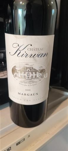 Burdeos Margaux Grand Cru Classé Château Kirwan 2008