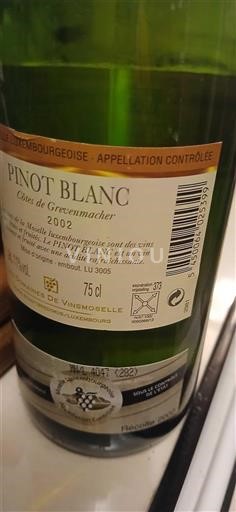 Moselle Luxembourg Không được chỉ định Domaine S de Vinsmoselle 2002