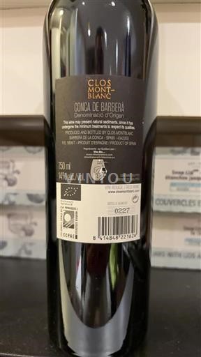 Cataluña Conca de Barberà Clos Montblanc 2015