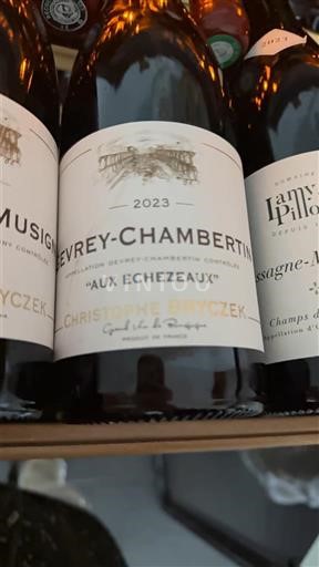 Bourgogne Gevrey-chambertin Christophe Bryczek Aux Echezeaux 2023