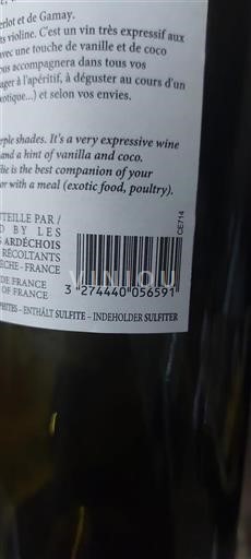Rhônen laakso Määrittelemätön Les Vignerons Ardéchois 2023