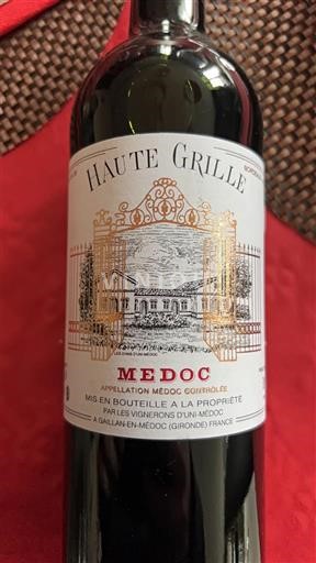 Bordeaux Médoc Haute Grille Neročník