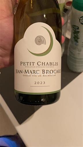 Burgundy Petit Chablis Jean-Marc Brocard 2023