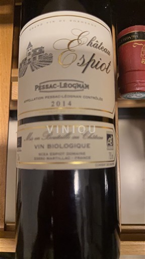 Bordeaux Pessac-Léognan Château Espiot 2014