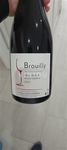 Beaujolais Brouilly Florence Et Didier Condemine Rouge Garance 2021