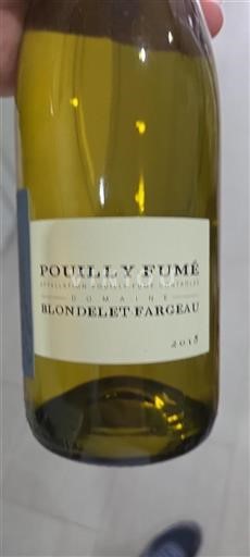 Loire Valley Pouilly-Fumé Blondelet-Fargeau 2018