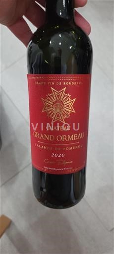 Bordeaux Lalande-de-pomerol Château Grand Ormeau Elégance 2020